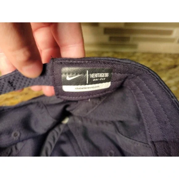 NIKE Hat Heritage86 Sport Adult Unisex Cap Black adjustable golf one size - Picture 10 of 14